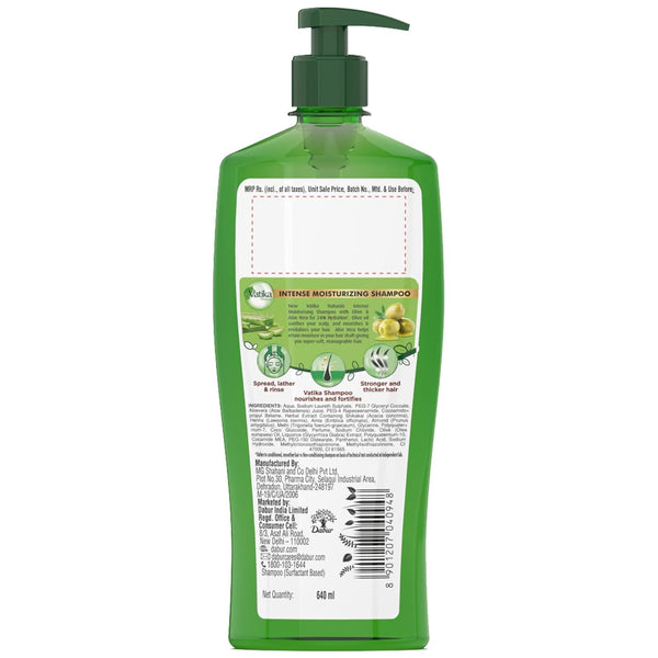Dabur Vatika Naturals Intense Moisturising Shampoo