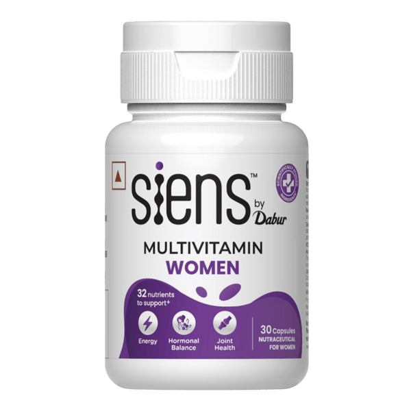 Siens By Dabur Multivitamin for Women | 32 nutrients to Overall Health, Energy, Hormonal balance & Joint