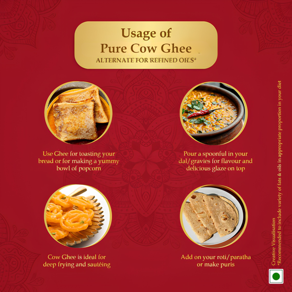Dabur Pure Daanedaar Cow Ghee With Rich Aroma