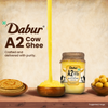 Dabur A2 Cow Ghee | Rich in Vitamin A & Antioxidant | Bilona method | Helps balance Vata & Pitta Dosha | Made from desi cows Milk