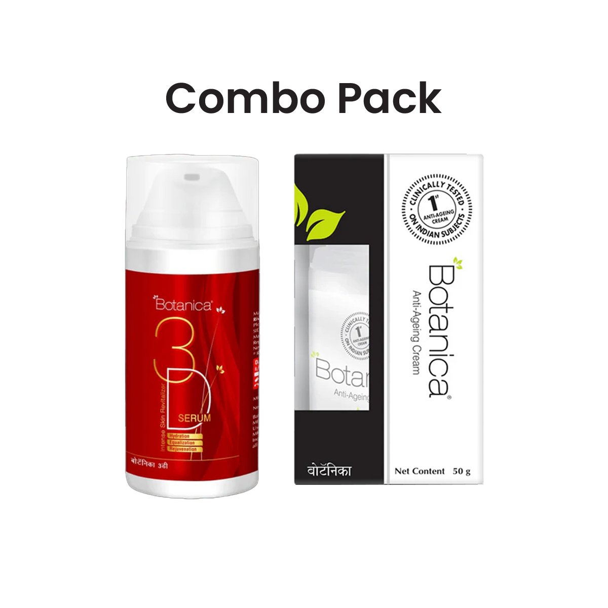 Botanica Anti Ageing Cream  + Botanica 3D Serum - 50g + 30ml