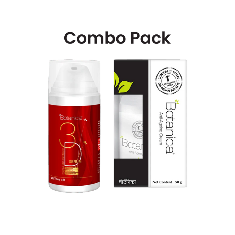Botanica Anti Ageing Cream  + Botanica 3D Serum - 50g + 30ml
