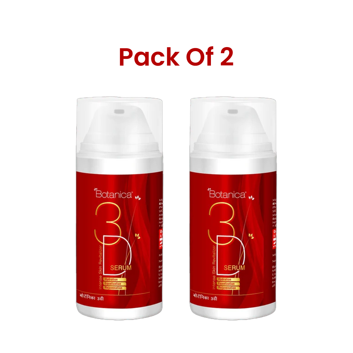 Botanica 3D Face Serum for Skin Rejuvenation| Hydrating & Radiance Boosting Serum