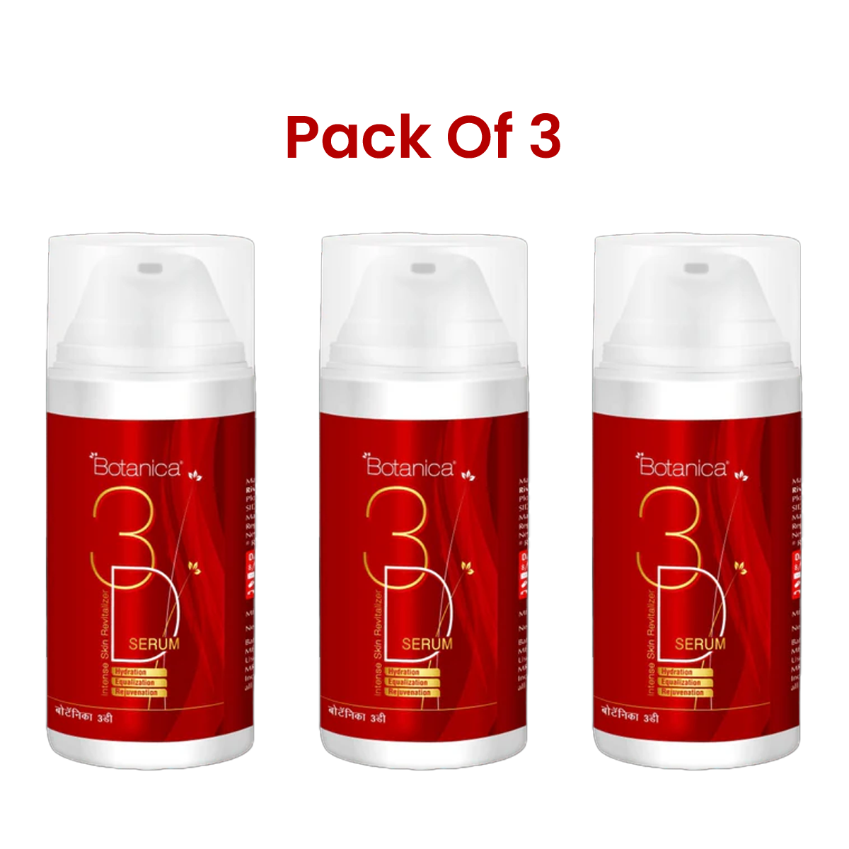 Botanica 3D Face Serum for Skin Rejuvenation| Hydrating & Radiance Boosting Serum