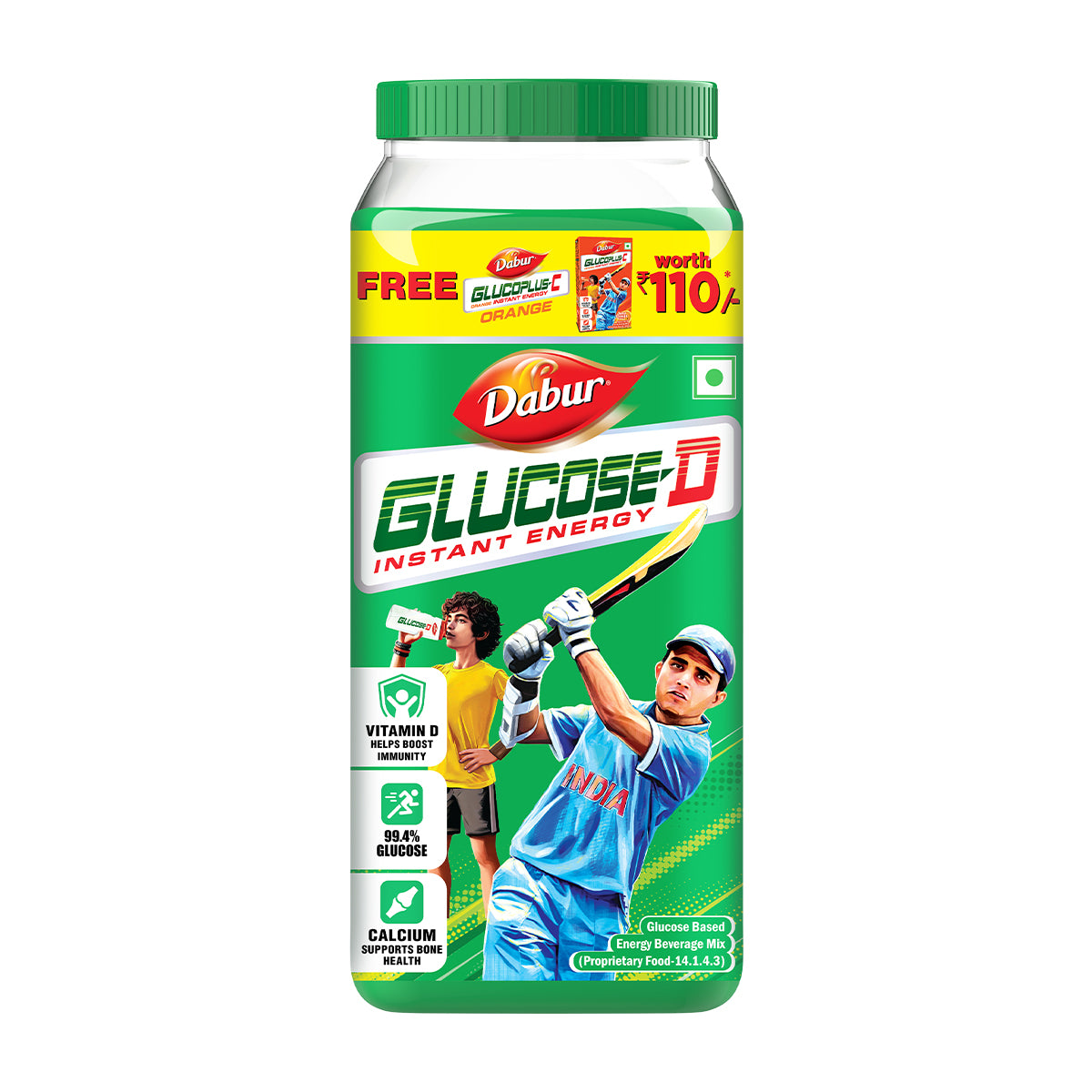 Dabur Glucose D +Glucoplus C Ornge