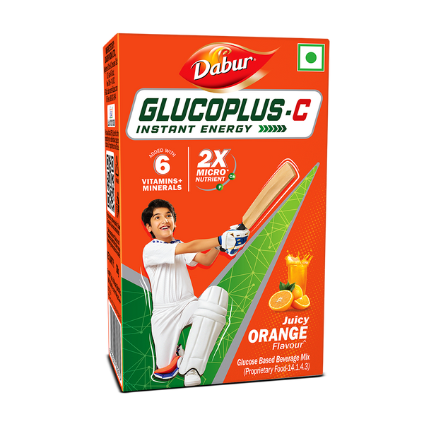 New Glucoplus C Orange 200g Pack For Instant Energy