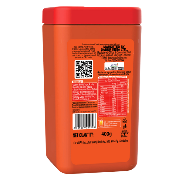 Dabur Glucoplus C Orange Jar