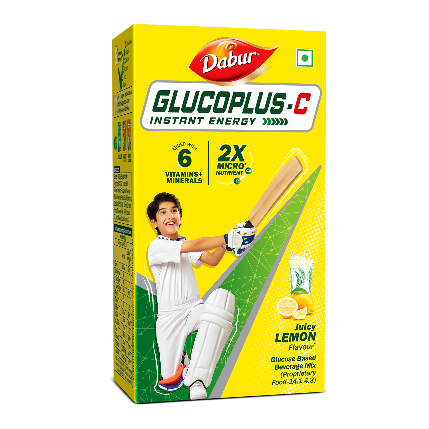 Glucoplus C Lemon Pack For Instant Energy + Free Art Kit