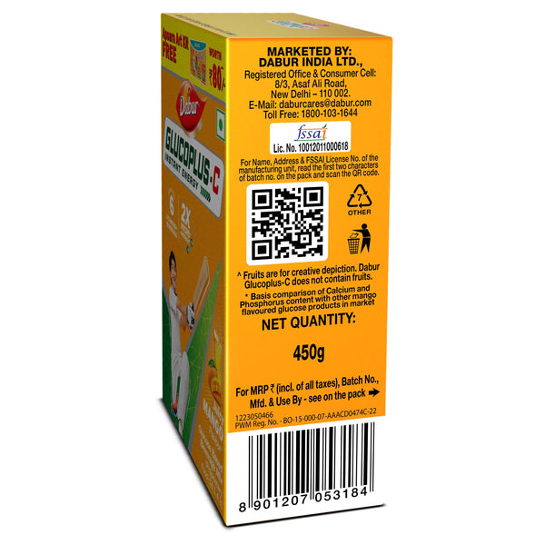 Glucoplus C Mango Pack For Instant Energy + Free Drawing Kit