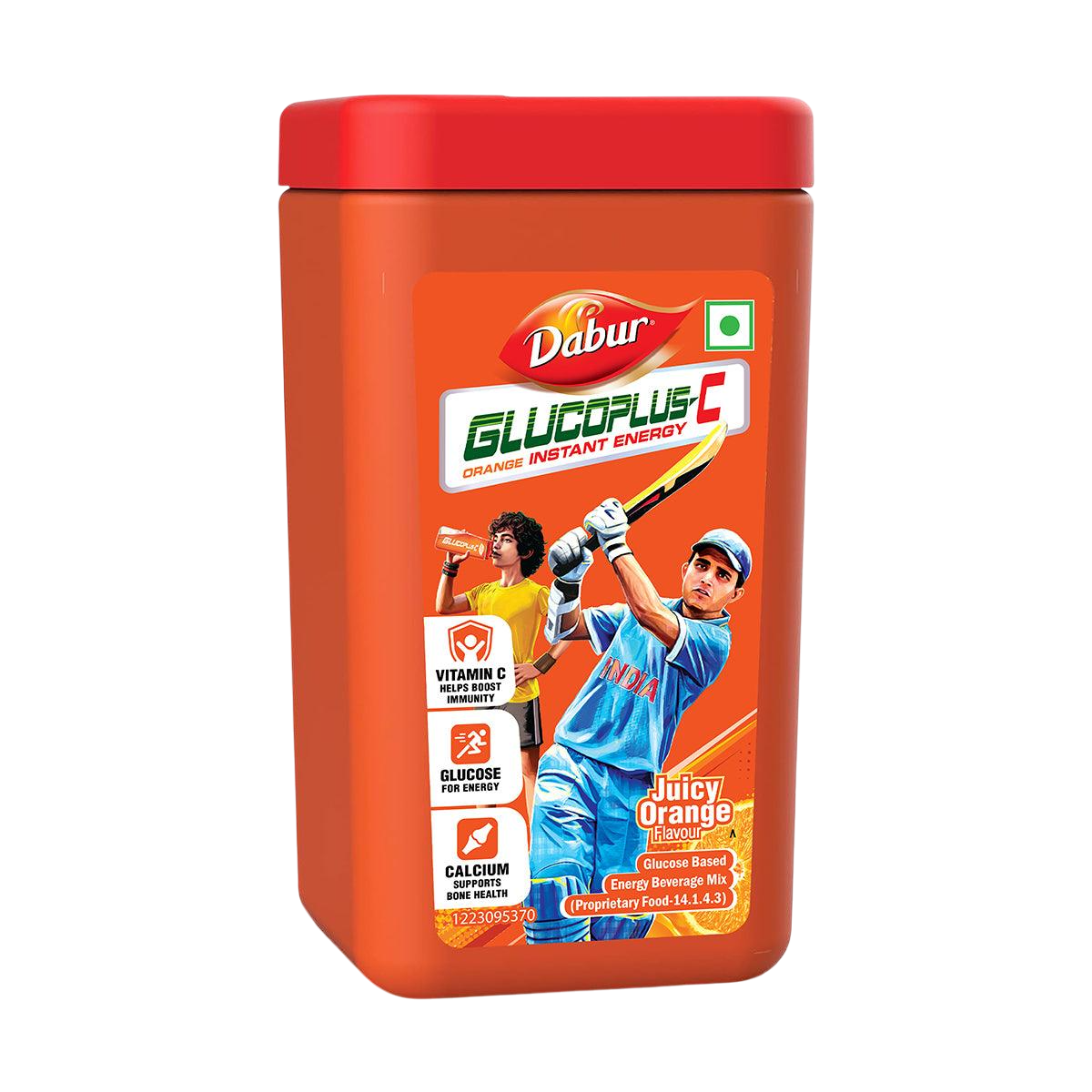 New Dabur Glucoplus C Orange Jar SL