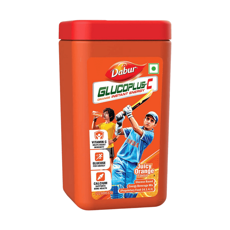 New Dabur Glucoplus C Orange Jar SL