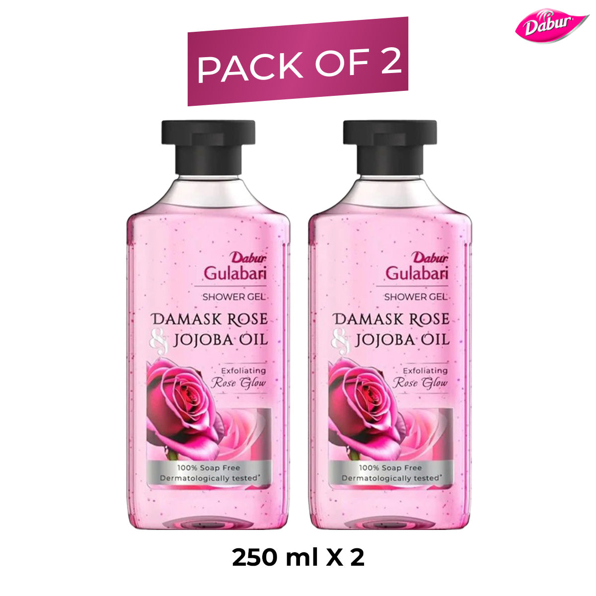Dabur Gulabari Shower Gel Damask Rose & Jojoba Oil