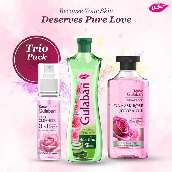 Gulabari Rose Glow Trio Pack