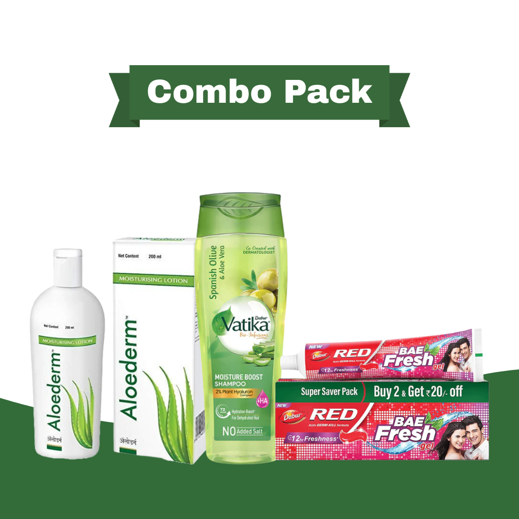 Dabur Daily Glow & Smooth Hair Routine Combo