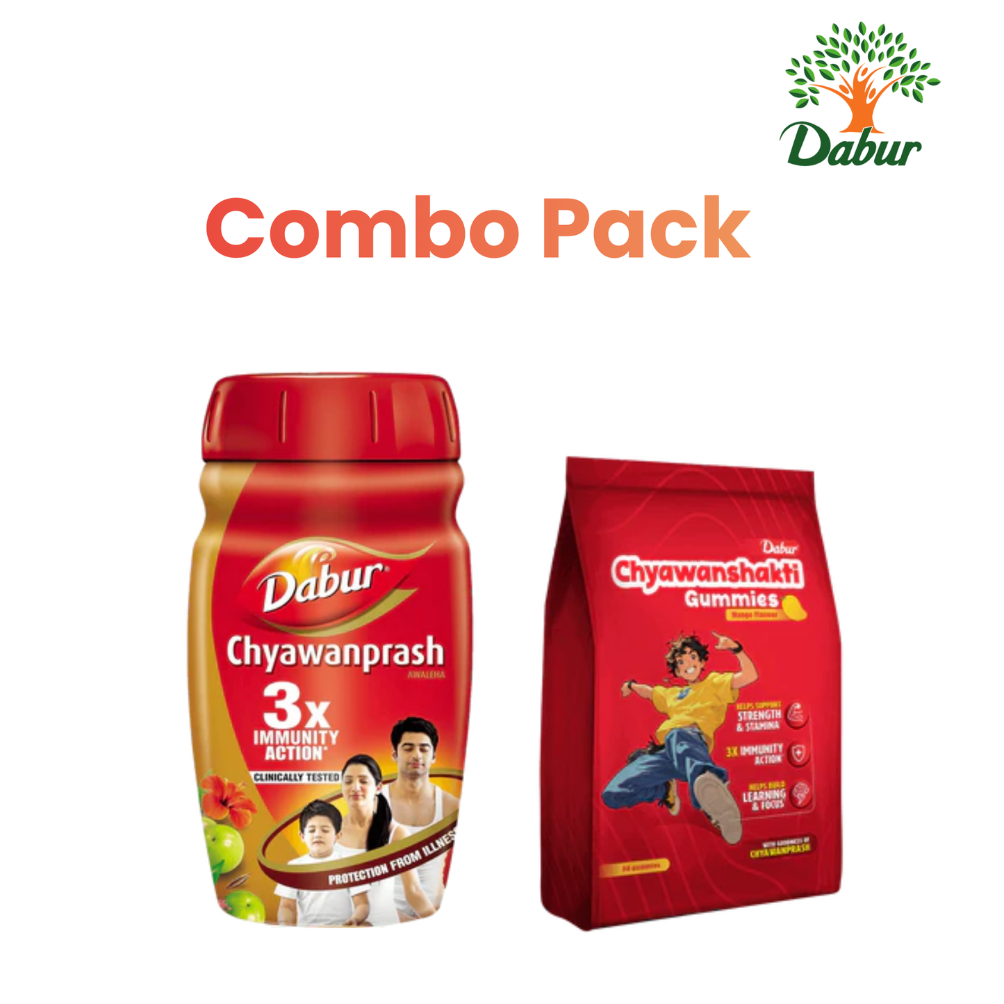 Dabur Chyawanprash - 250g + Chyawanshakti Gummies Value Pack