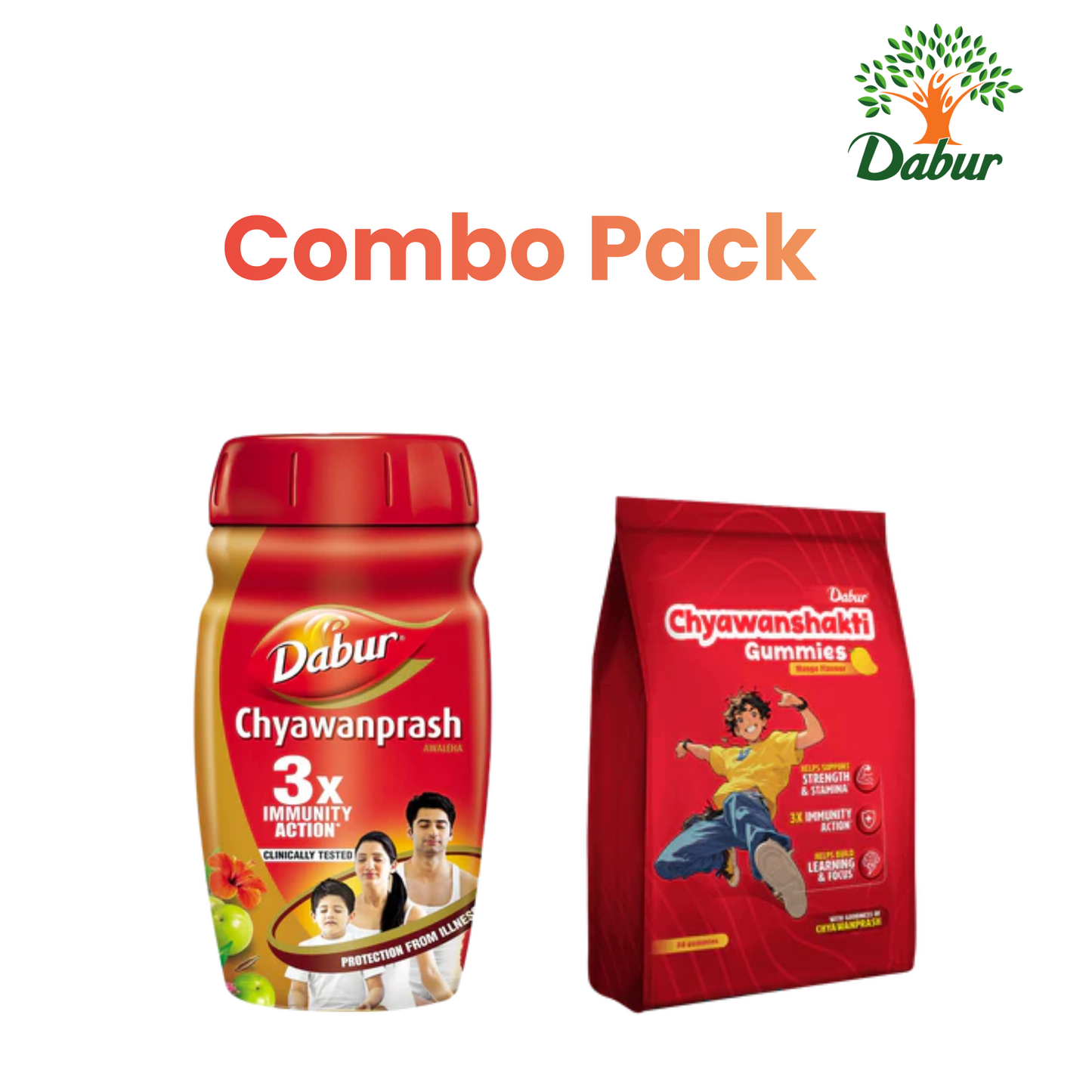 Dabur Chyawanprash - 950g + Chyawanshakti Gummies Value Pack