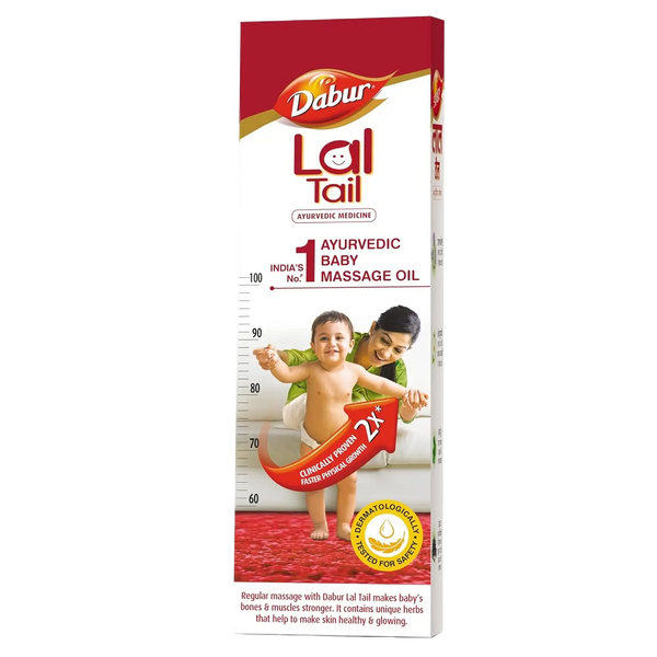 Dabur Lal Tail - Ayurvedic Baby Oil 2x Faster Physical Growth