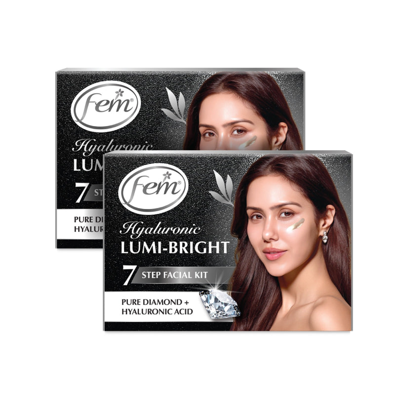 FEM Hyaluronic Lumi-Bright Facial Kit