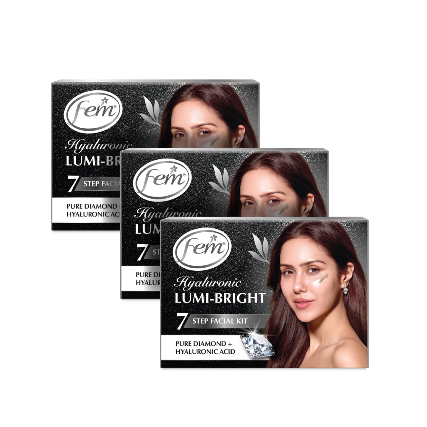 FEM Hyaluronic Lumi-Bright Facial Kit