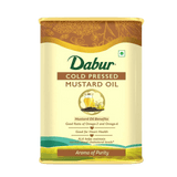 Dabur Cold Pressed Mustard Oil | Rich in Omega 3 | Healthy, Pure & Flavorful Cooking Oil