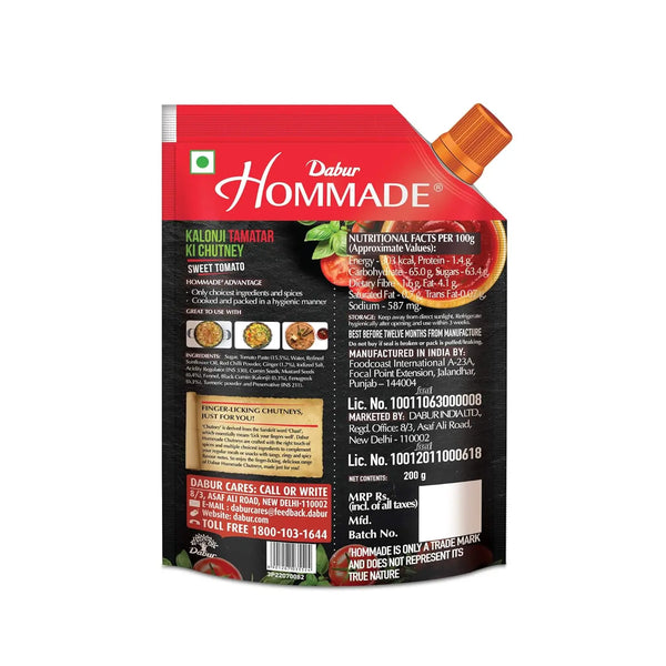 Dabur Hommade Sweet Tomato Chutney