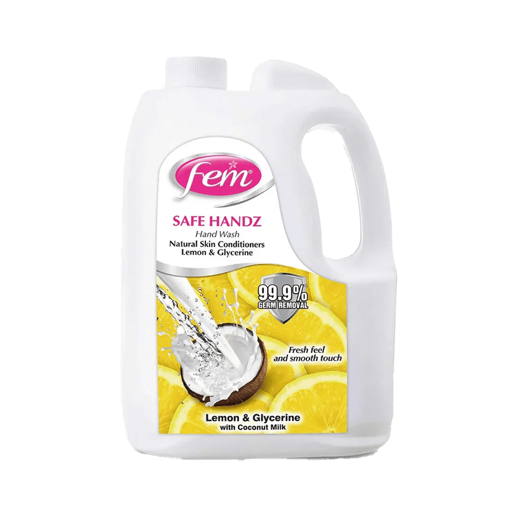 Fem Safe Handz Lemon & Glycerine Hand Wash - Daburshop