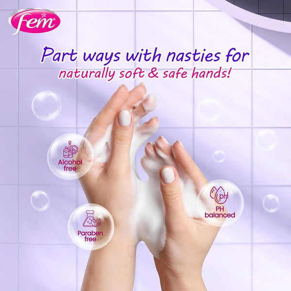 Fem Floral Bouqet Soft & Safe Handwash