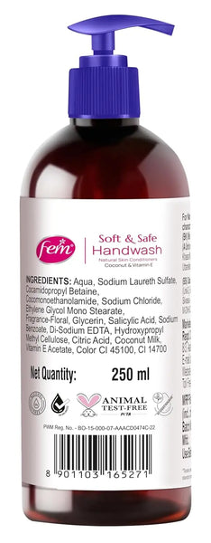 Fem Floral Bouqet Soft & Safe Handwash