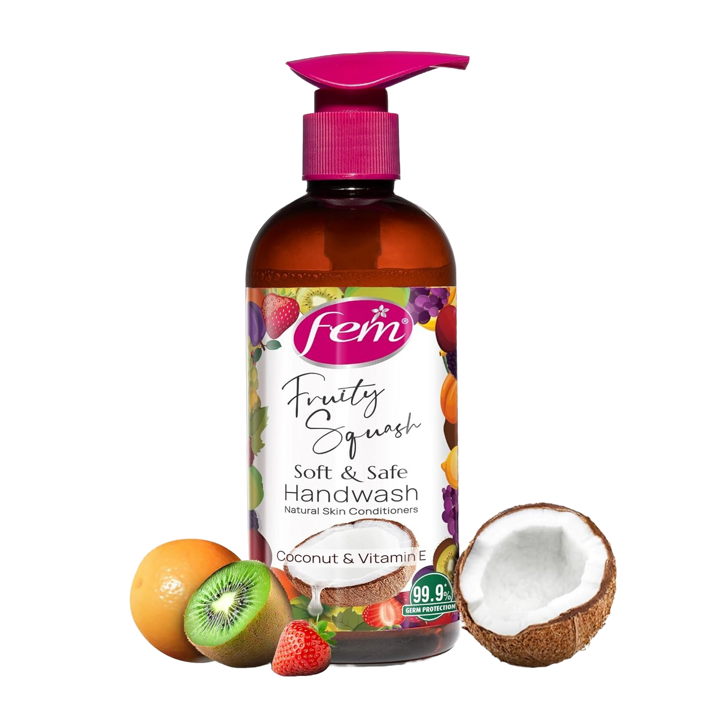Fem Fruity Squash Soft & Safe Handwash