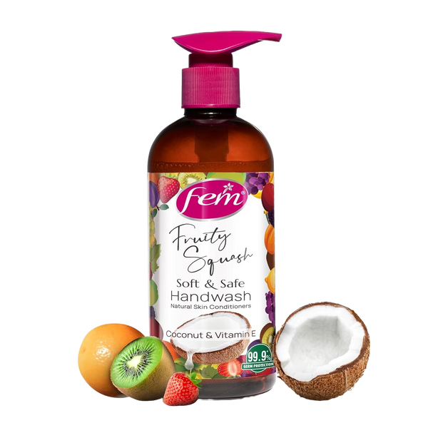 Fem Fruity Squash Soft & Safe Handwash