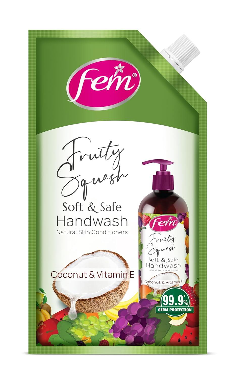 Fem Fruity Squash Soft & Safe Handwash - Daburshop