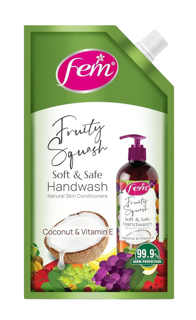 Fem Fruity Squash Soft & Safe Handwash