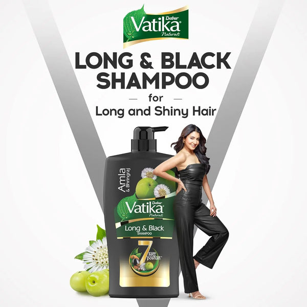 Dabur Vatika Naturals Long & Black Shampoo