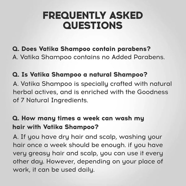 Dabur Vatika Naturals Long & Black Shampoo