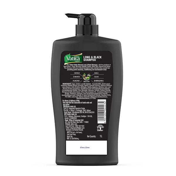 Dabur Vatika Naturals Long & Black Shampoo