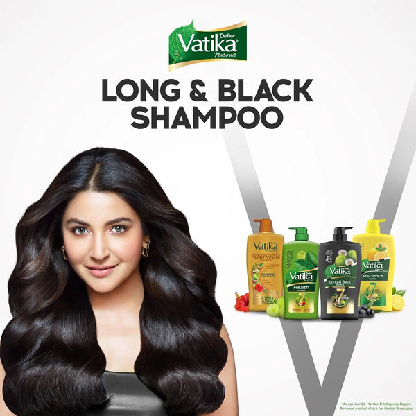 Dabur Vatika Naturals Long & Black Shampoo