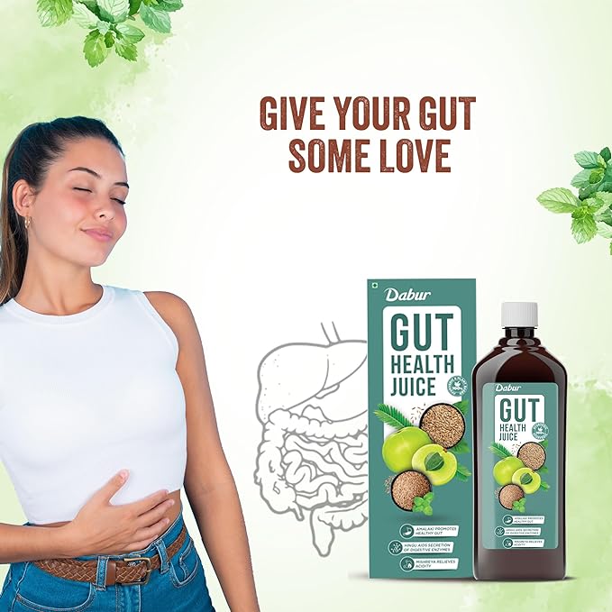 Dabur Gut Health Juice - Natural & Ayurvedic Digestive Care Solution