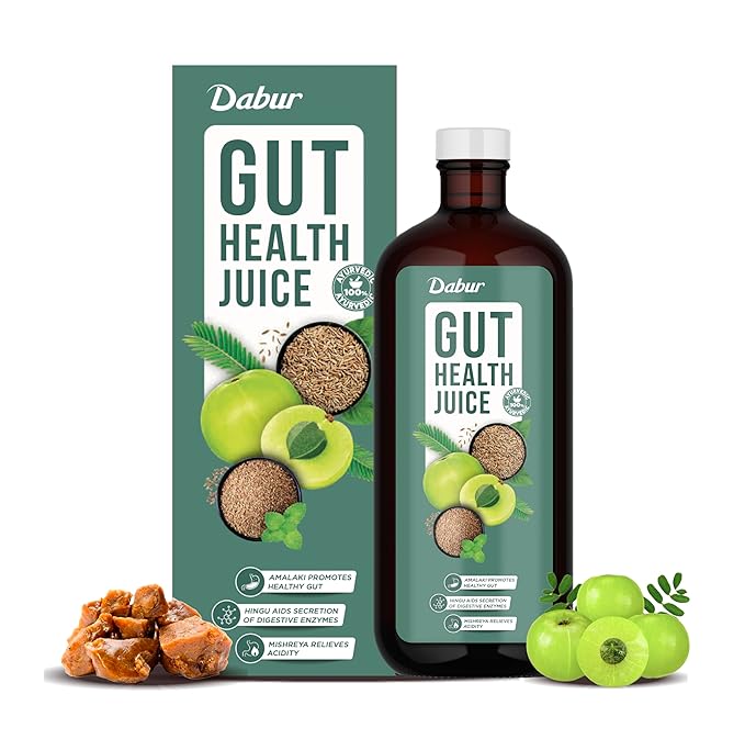 Dabur Gut Health Juice - Natural & Ayurvedic Digestive Care Solution