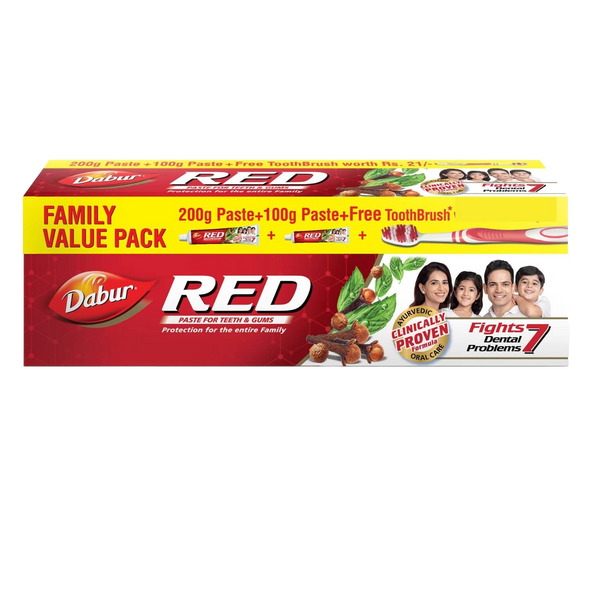 Dabur Red Toothpaste Family Pack