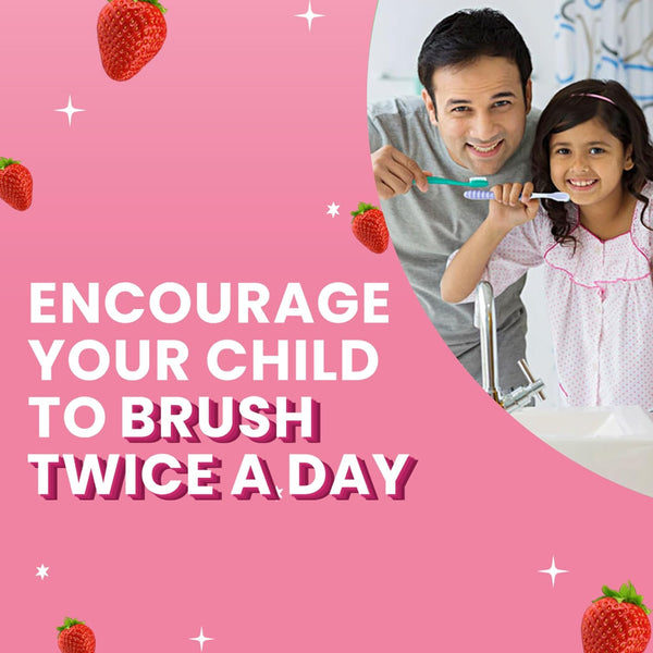 Dabur Herb'l Kids Strawberry Toothpaste (Free Toothbrush)