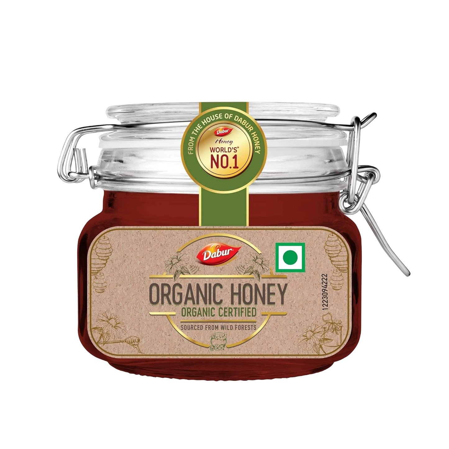 Dabur Organic Honey Clip Jar