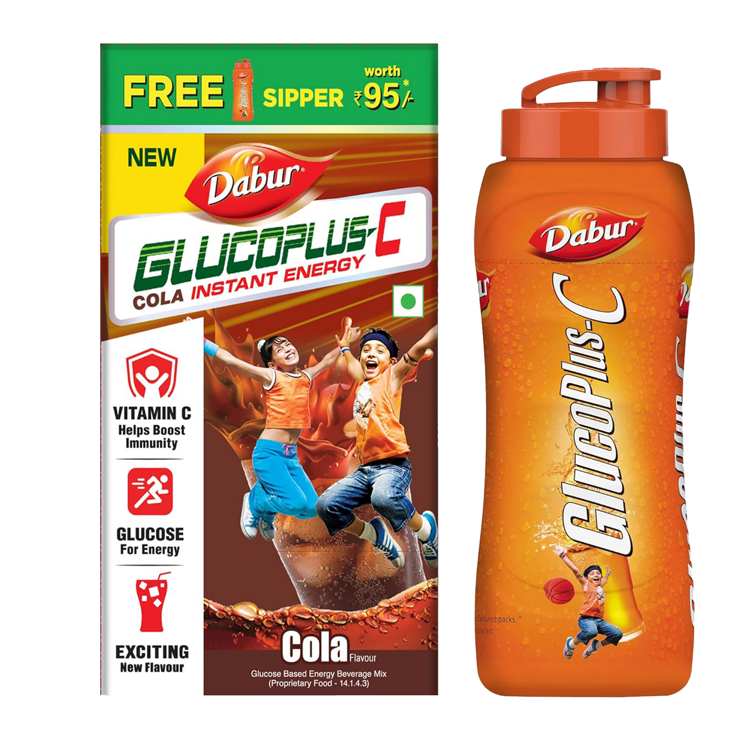 Dabur GlucoPlus-C Cola (Free Sipper)