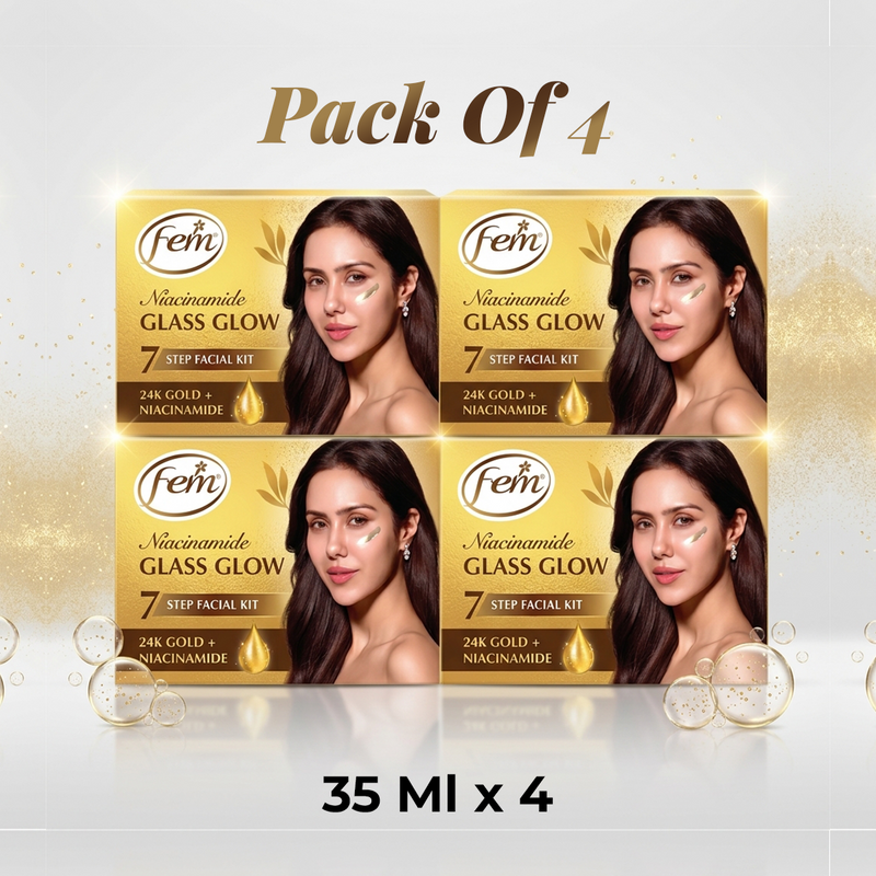 FEM Niacinamide Glass Glow Facial Kit 35g