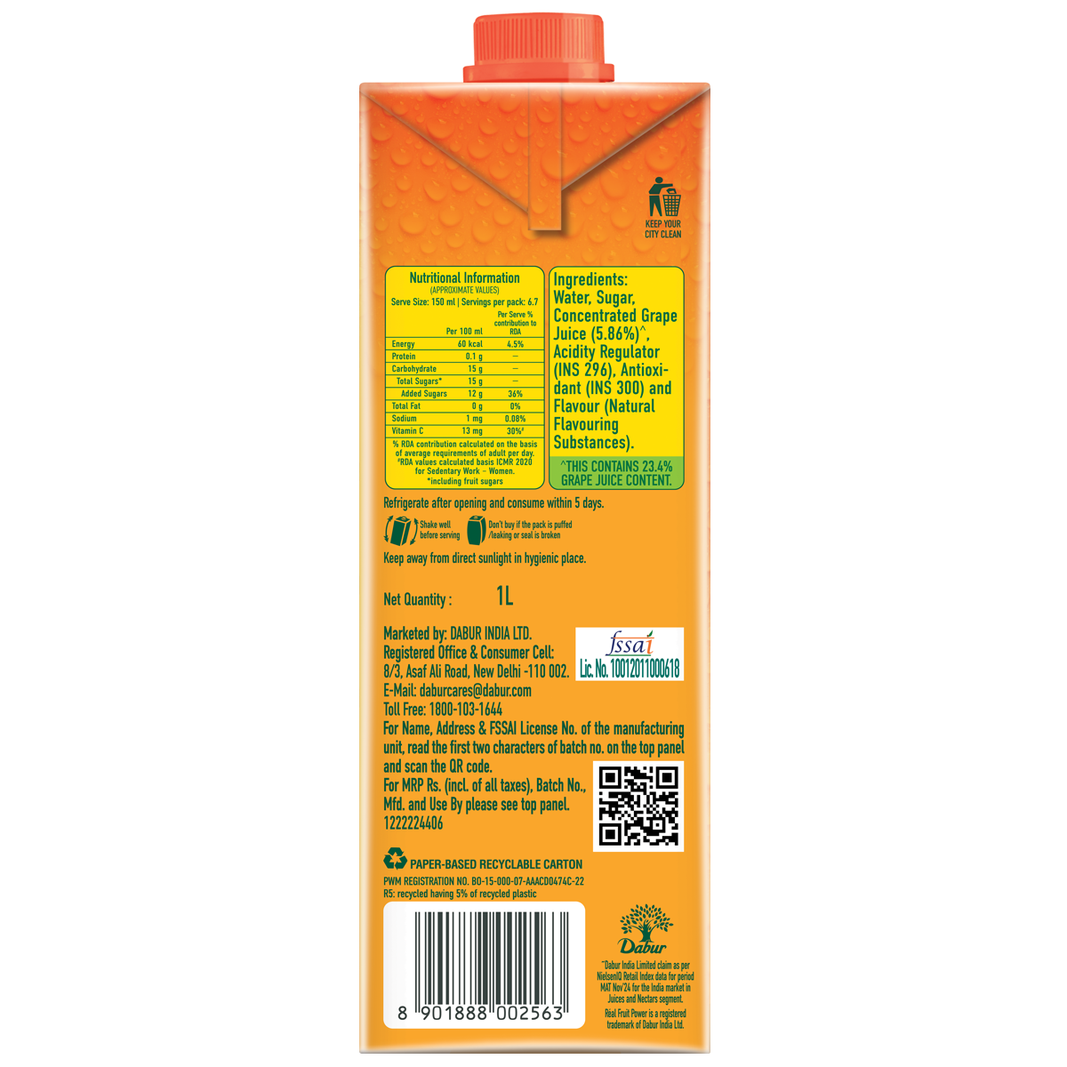 Real Fruit Power Grape