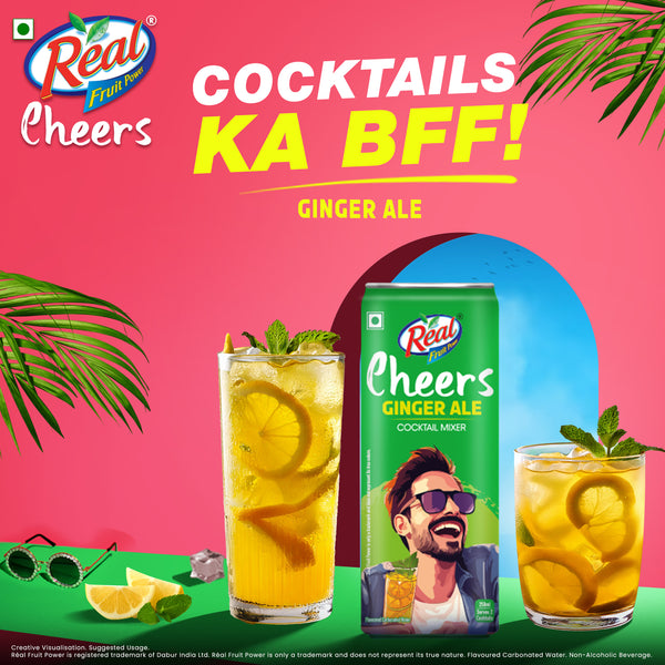 Real Cheers Ginger Ale 250ml