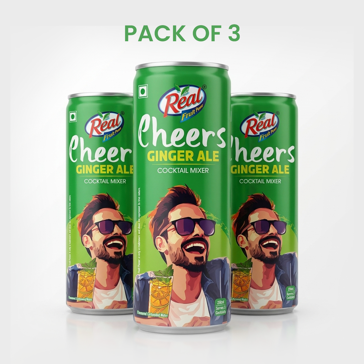 Real Cheers Ginger Ale 250ml