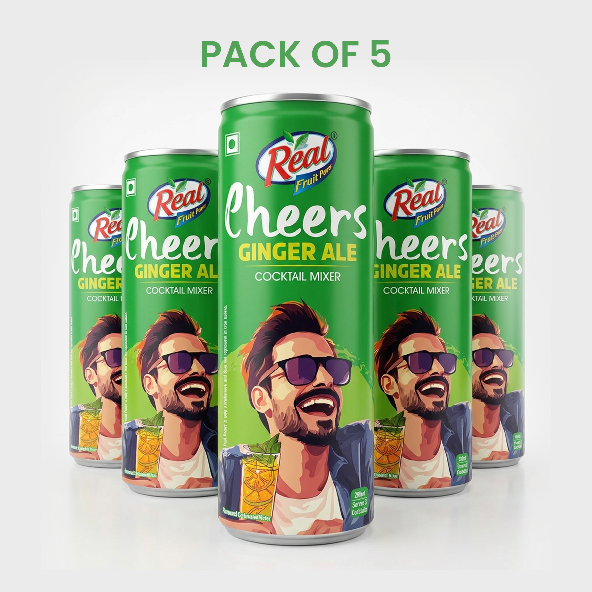 Real Cheers Ginger Ale 250ml