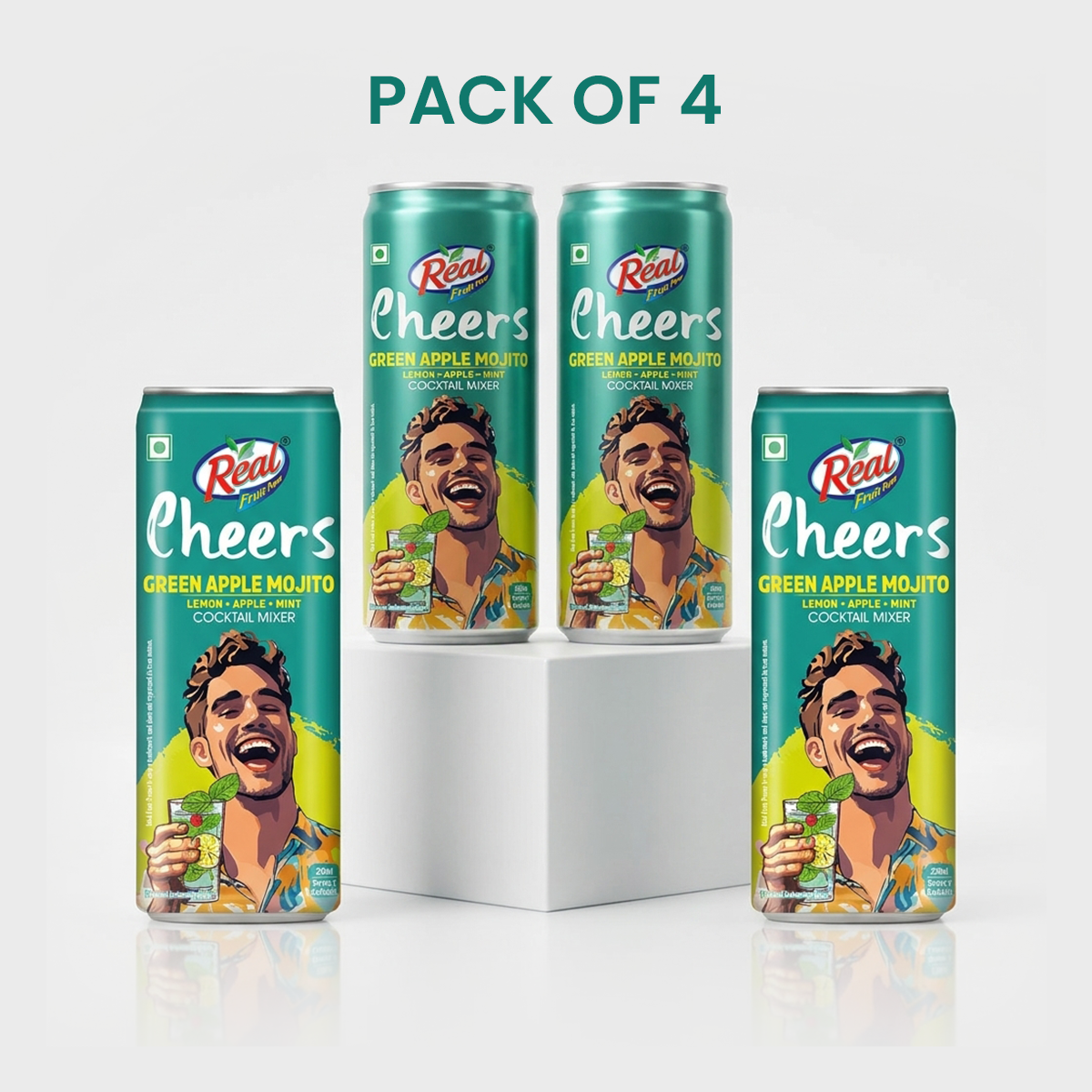 Real Cheers Green Apple Mojito 250ml