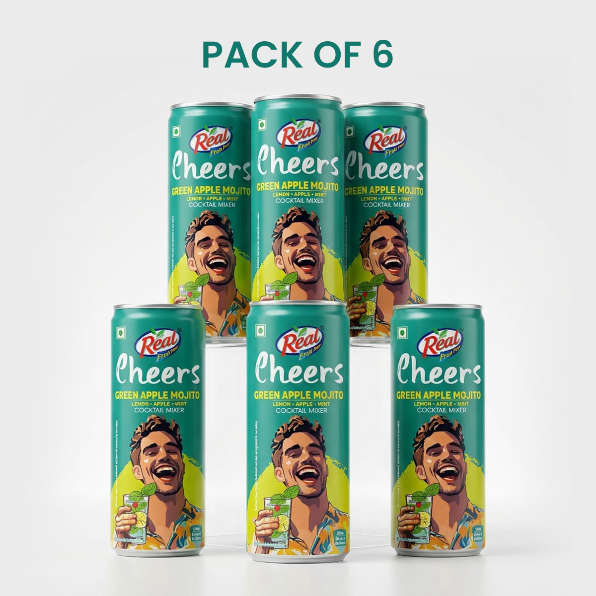 Real Cheers Green Apple Mojito 250ml
