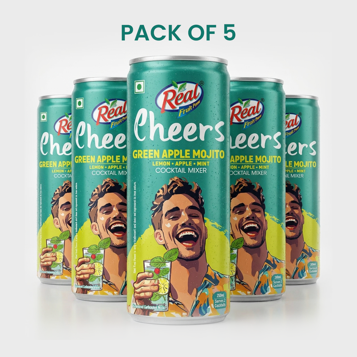 Real Cheers Green Apple Mojito 250ml